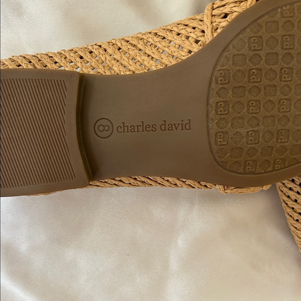 Charles David Woven Bow Loafers in Tan - Picture 5 of 6